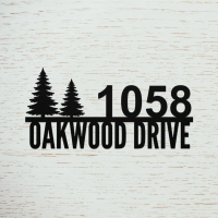 Personalized Metal Address for House