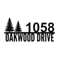 Personalized Metal Address for House