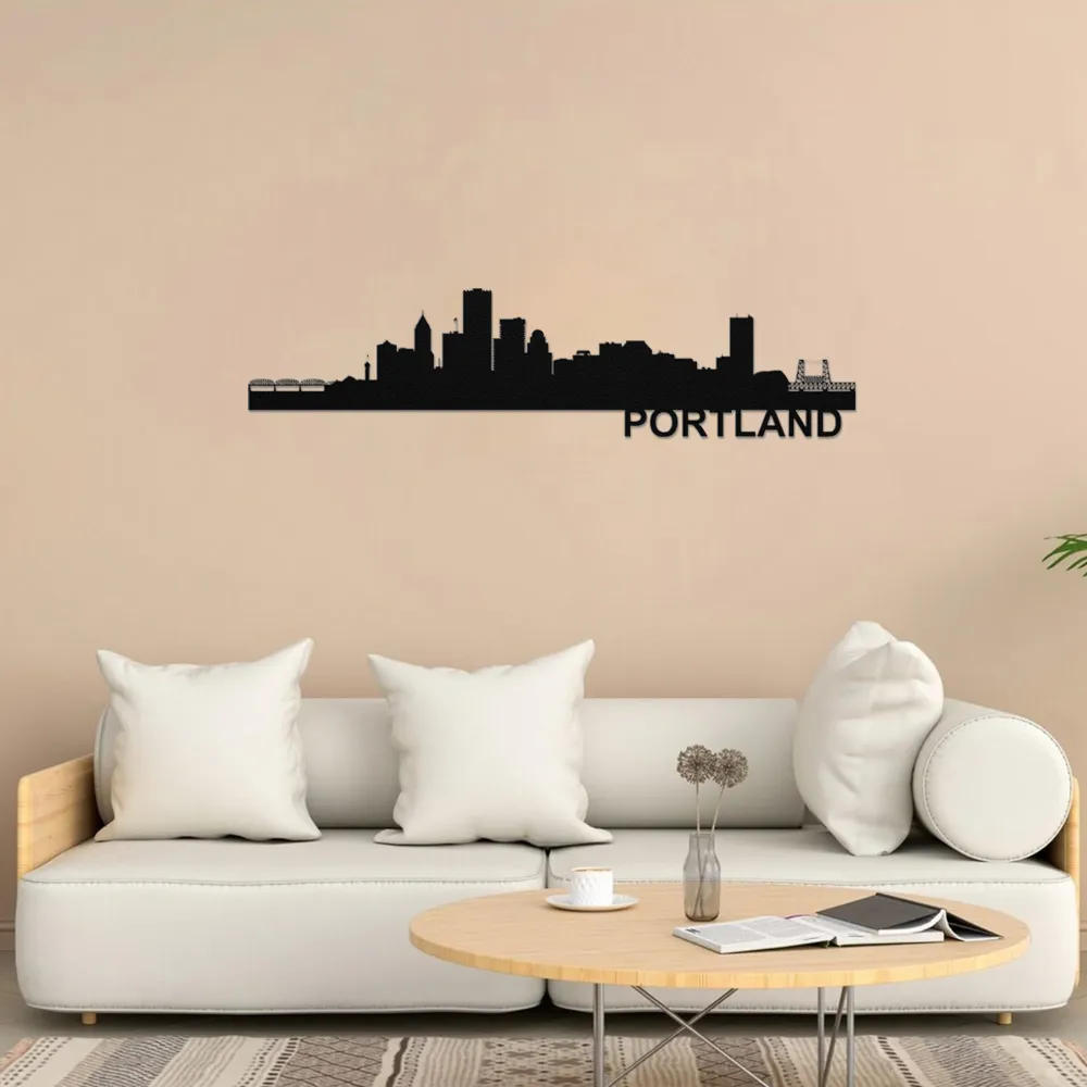 Portland Skyline - Metal Wall Art - Image 4
