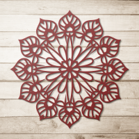 Radiant Energy Mandala Metal Art - Image 5
