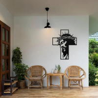 Redeemer Cross Steel Art - Image 2