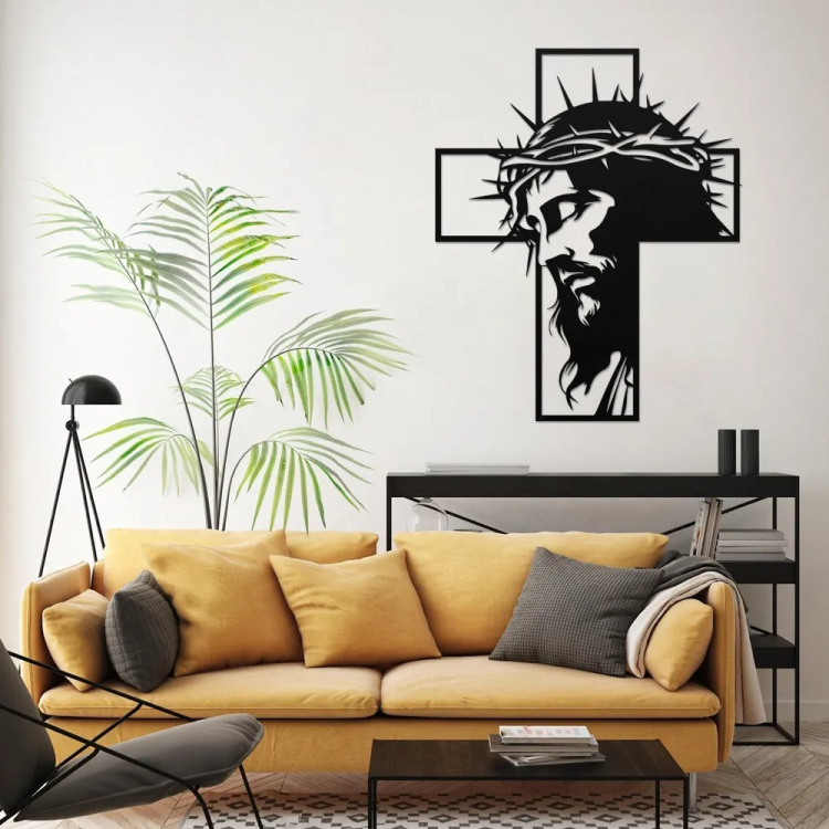 Redeemer Cross Steel Art