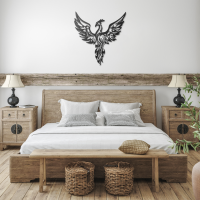 Rising Phoenix Flame Wall Art - Image 3
