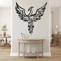 Rising Phoenix Flame Wall Art - Image 2