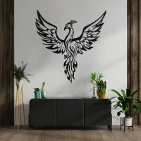 Rising Phoenix Flame Wall Art - Image 3