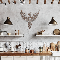 Rising Phoenix Flame Wall Art - Image 7