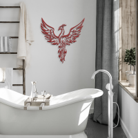 Rising Phoenix Flame Wall Art - Image 4