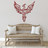 Rising Phoenix Flame Wall Art - Image 5