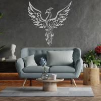 Rising Phoenix Flame Wall Art - Image 6