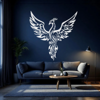 Rising Phoenix Flame Wall Art - Image 7