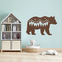 Roaming Bear in Wilderness Metal Art - Image 4