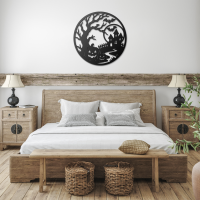 Round Halloween Wall Art - Image 3