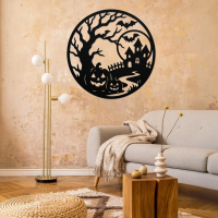 Round Halloween Wall Art - Image 2