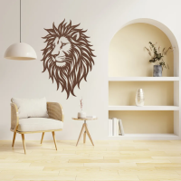 Royal Lion Face Steel Art - Image 7