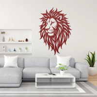 Royal Lion Face Steel Art - Image 6