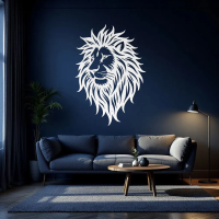 Royal Lion Face Steel Art - Image 4