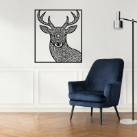 Rustic Deer Harmony Wall Art - Image 3