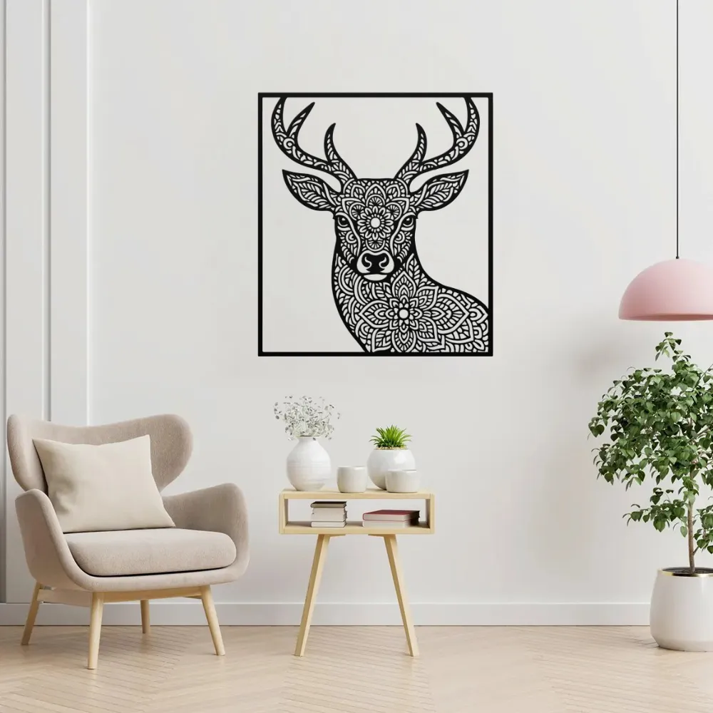 Rustic Deer Harmony Wall Art