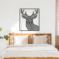 Rustic Deer Harmony Wall Art - Image 2