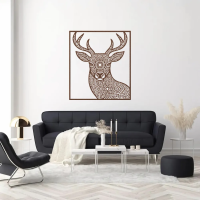 Rustic Deer Harmony Wall Art - Image 7