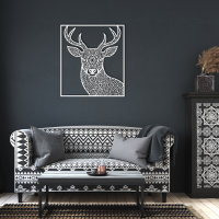 Rustic Deer Harmony Wall Art - Image 6