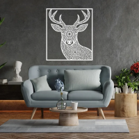 Rustic Deer Harmony Wall Art - Image 4