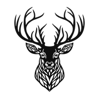 Rustic Deer Head Wall Art