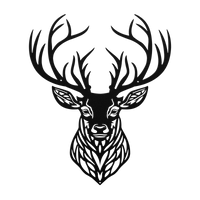Rustic Deer Head Wall Art