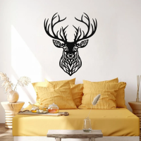 Rustic Deer Head Wall Art - Image 3