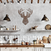 Rustic Deer Head Wall Art - Image 7