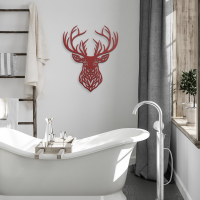 Rustic Deer Head Wall Art - Image 4