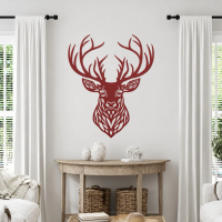 Rustic Deer Head Wall Art - Image 6