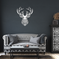 Rustic Deer Head Wall Art - Image 6