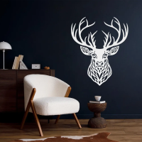 Rustic Deer Head Wall Art - Image 4