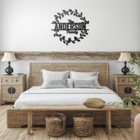 Rustic Family Name Metal Outdoor Art - Image 3