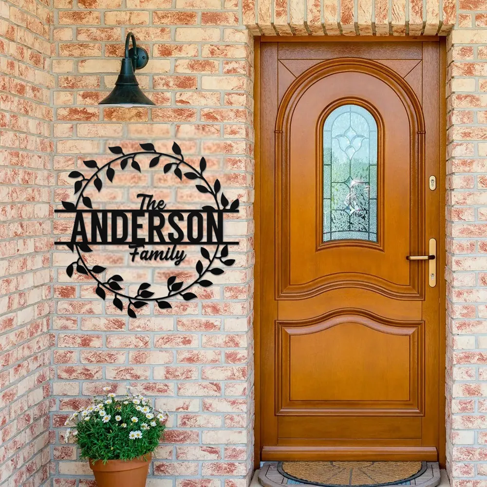 Rustic Family Name Metal Outdoor Art - Image 10
