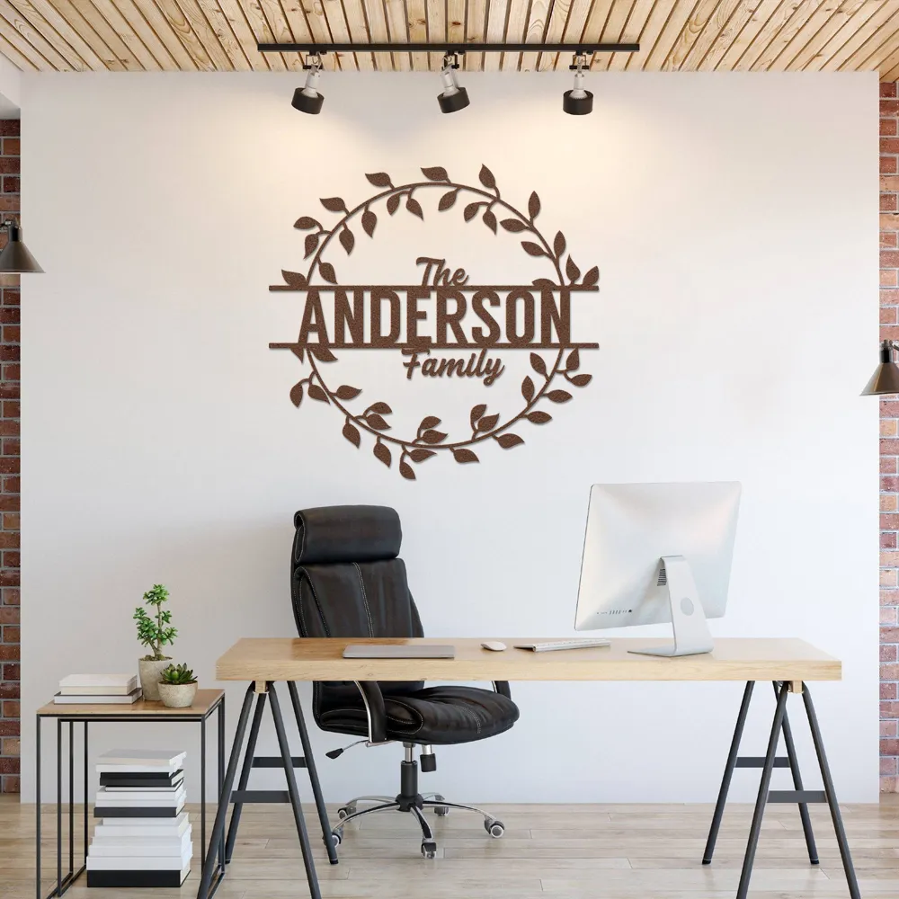 Rustic Family Name Metal Outdoor Art - Image 8