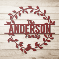 Rustic Family Name Metal Outdoor Art - Image 5