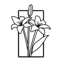 Rustic Floral Meadow Metal Art