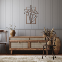 Rustic Floral Meadow Metal Art - Image 8