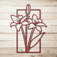 Rustic Floral Meadow Metal Art - Image 5