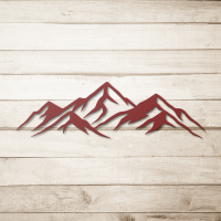 Rustic Mountain Range Metal Art - Image 5