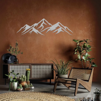 Rustic Mountain Range Metal Art - Image 6