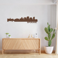 SPOKANE Skyline - Metal Wall Art - Image 4