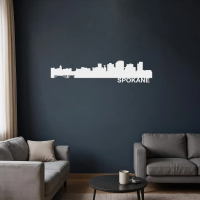 SPOKANE Skyline - Metal Wall Art - Image 7