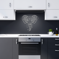 Sacred Elephant Mandala Wall Art - Image 10