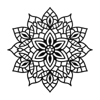 Sacred Energy Circle Metal Art