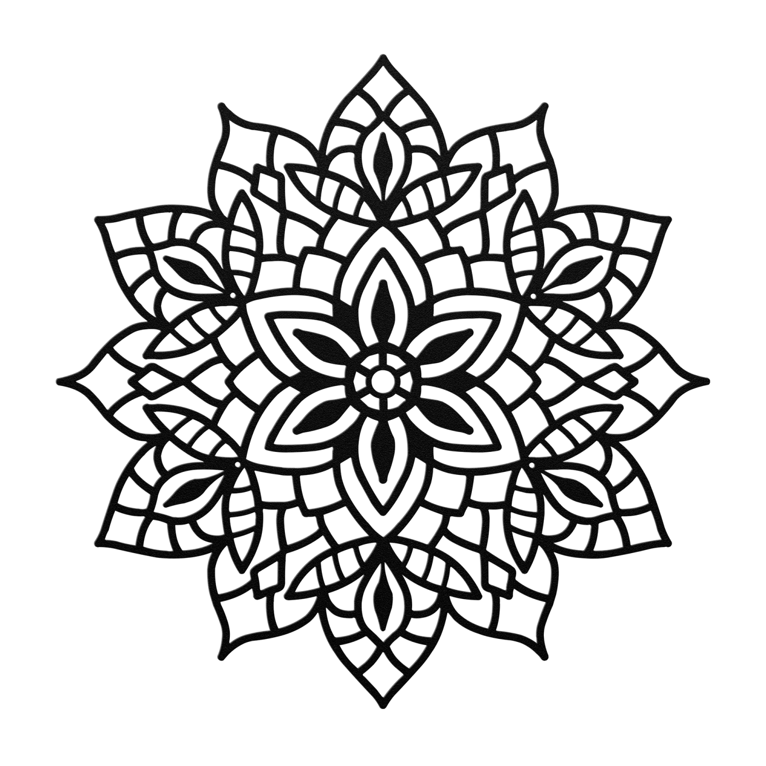 Sacred Energy Circle Metal Art