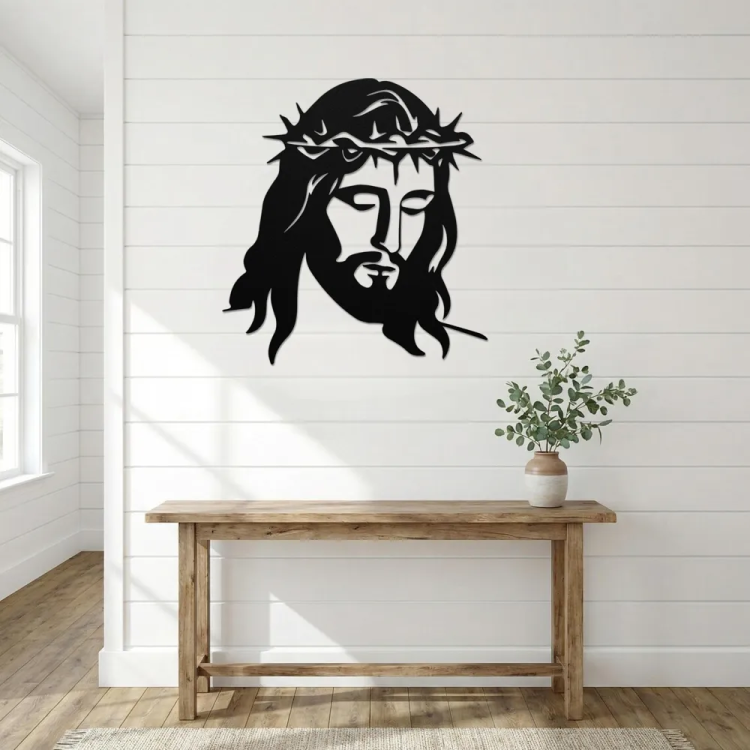 Sacred Jesus Portrait Wall Art