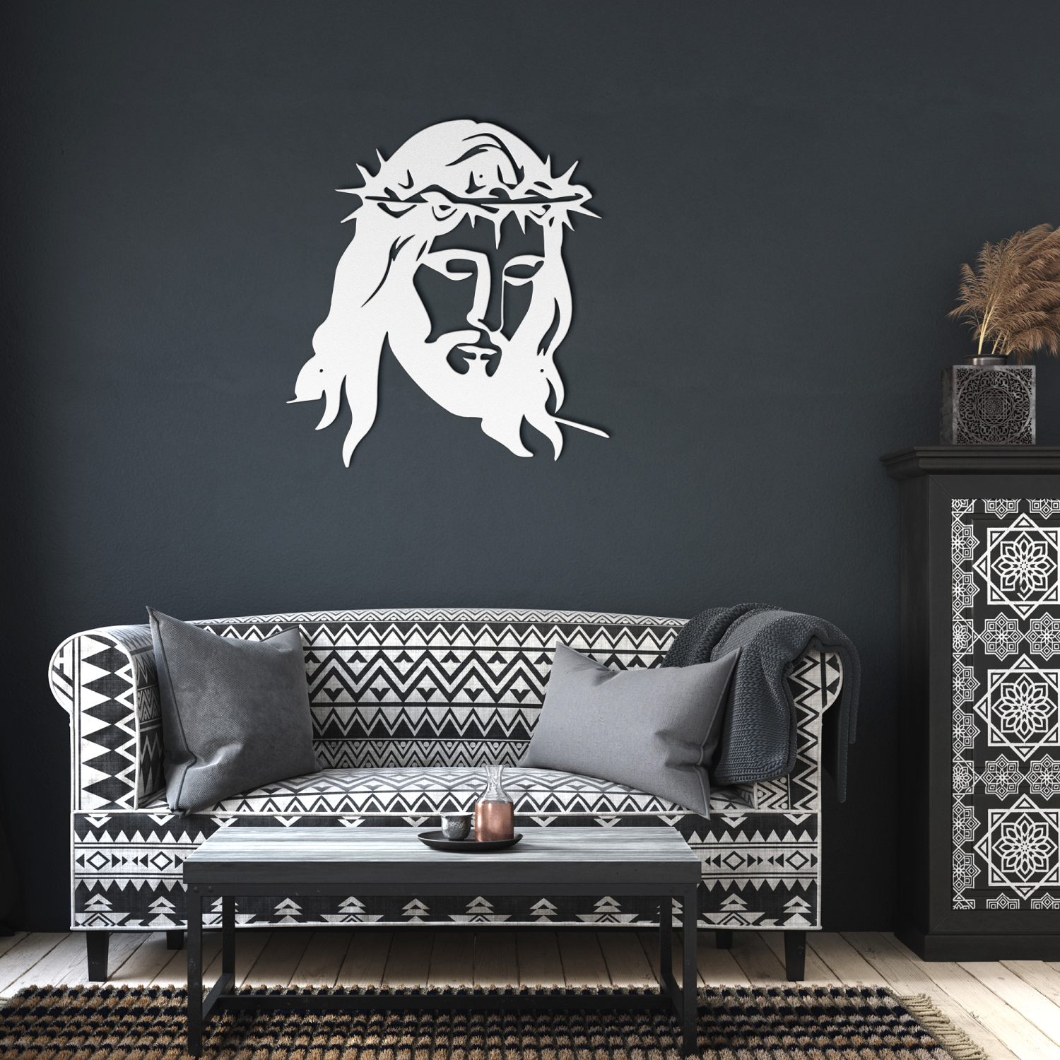 Sacred Jesus Portrait Wall Art - Image 6